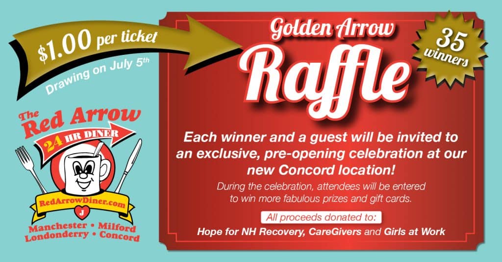 Red Arrow Golden Arrow Raffle