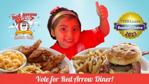 Vote in the 2023 Union Leader Readers' Choice awards for Red Arrow Diner as Best Family Restaurant, Best Breakfast Restaurant, Best Late-Night-Eats, Best Burger, and Best Chicken Tenders.