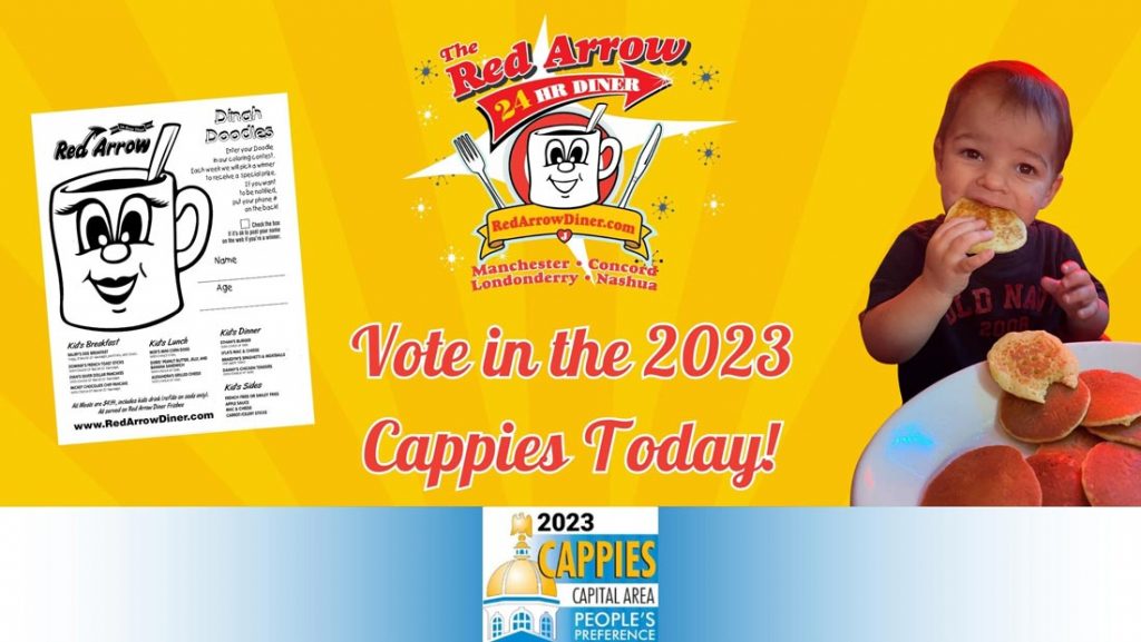 Vote in the 2023 Cappies Awards. Vote Red Arrow Diner Best Breakfast Fare and Best Family Friendly Dining in New Hampshire.