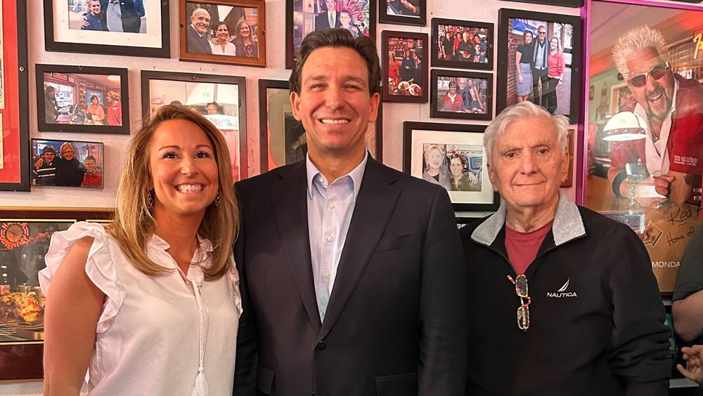 Governor Ron DeSantis Makes a Memorable Stop at Red Arrow Diner in Manchester