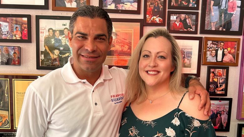 Mayor of Miami, Francis Suarez Visited Red Arrow Diner, Manchester, NH