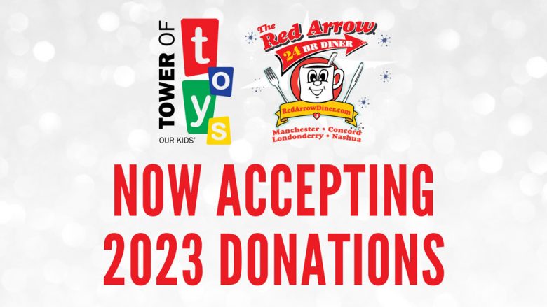 Tower of Toys holiday toy drive initiative now collecting unwrapped children's toys, sports equipment, art supplies, cosmetics, movie certificates, gift cards to benefit local children and families in need.